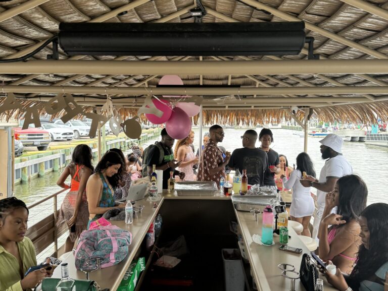 People had a great time on a party boat of Gulf Coast Party Boats at Gulf Coast, Houston, Texas