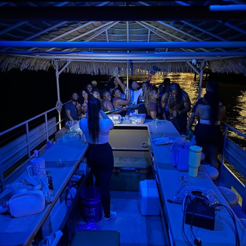 a group of people on a stage